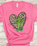 Cactus Lepoard Heart