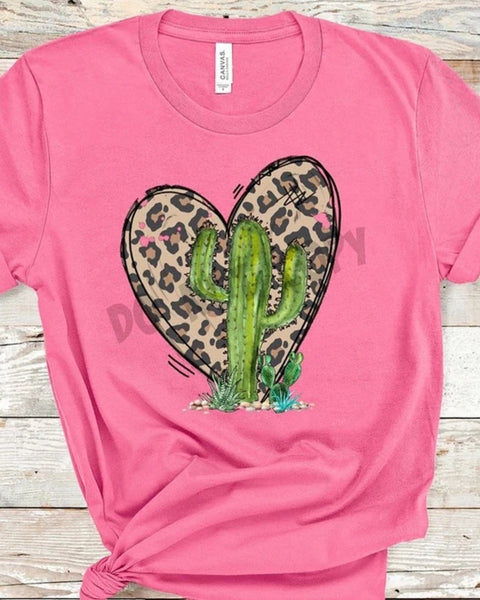 Cactus Lepoard Heart