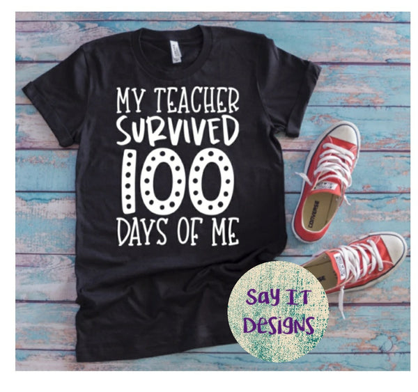 School teacher Survived 100 of me